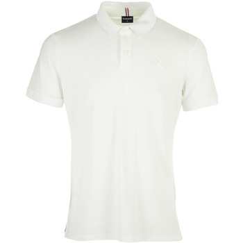 Textil Homem T-shirts e Pólos Le Coq Sportif Ess Polo Ss N°2 M Branco