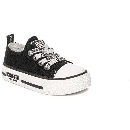 Sapatos Criança Sapatilhas Big Star KK374069 Preto