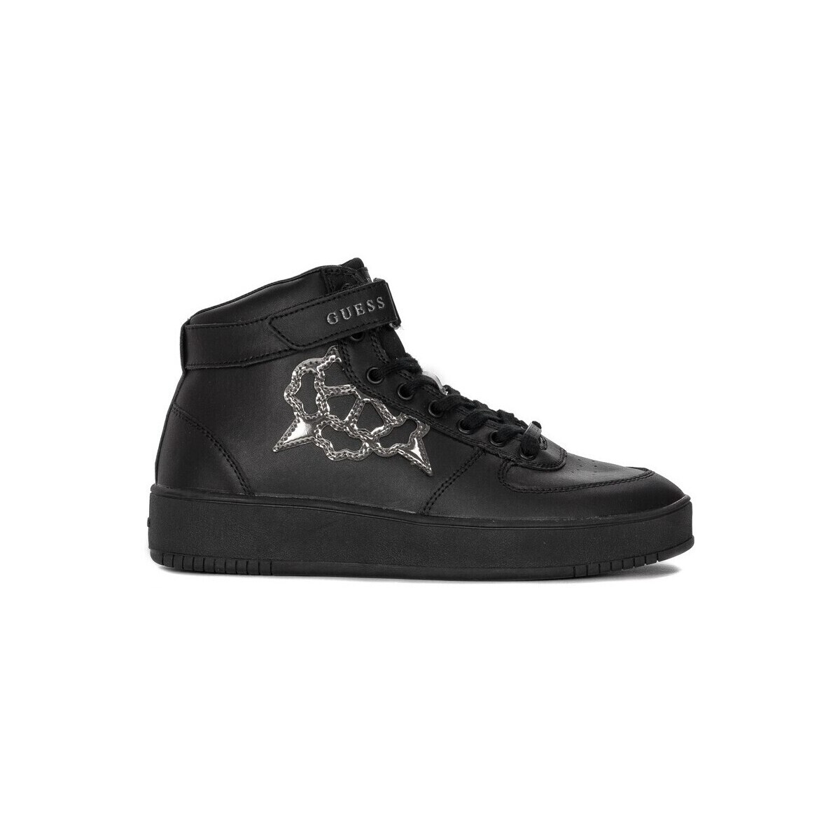 Sapatos Mulher Sapatilhas de cano-alto Guess FL7VYVLEA12 Preto