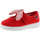 Sapatos Rapariga Sabrinas Victoria MERCEDITA  OJALA 105110 LAÇO LISTRADO Vermelho