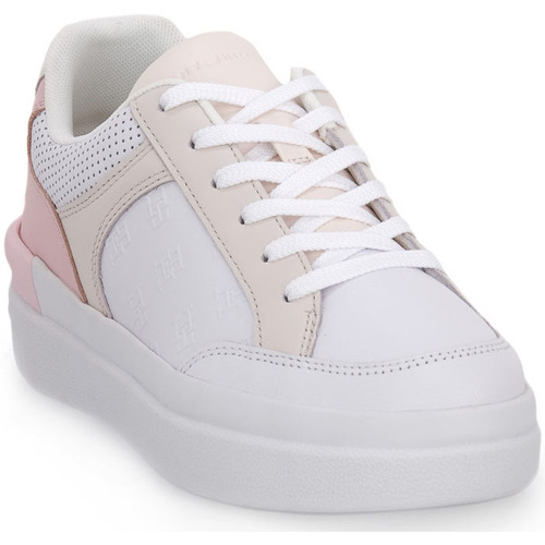 Sapatos Mulher Sapatilhas Tommy Hilfiger TH2 EMBOSSED COURT Rosa