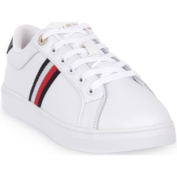 Sapatos Mulher Sapatilhas Tommy Statement Hilfiger YBS EMBOSSED WEBBING Branco