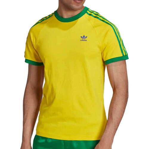 Textil Rapaz T-shirts e Pólos adidas Originals  Amarelo