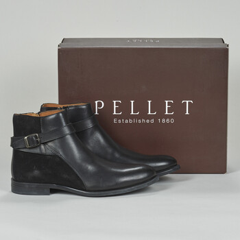 Sapatos Homem Botas baixas Pellet ELLIOT Suave / Veludo / Preto