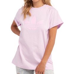 Textil Rapariga T-Shirt mangas curtas adidas Originals  Rosa