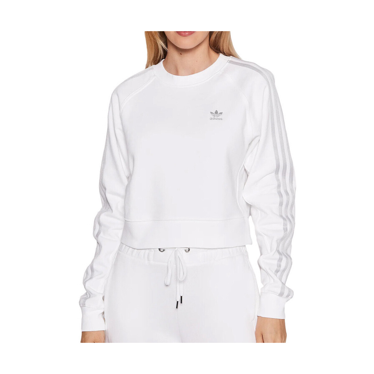 Textil Mulher Sweats adidas Originals  Branco