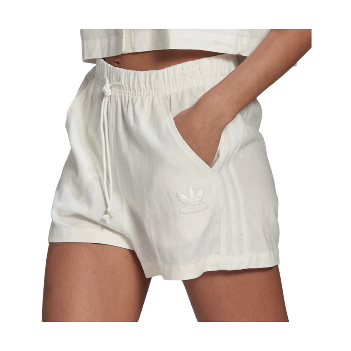 Textil Mulher Shorts / Bermudas adidas Originals  Branco