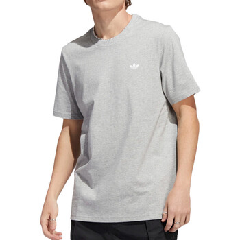 Textil Homem Czarny T Shirt adidas Originals  Cinza