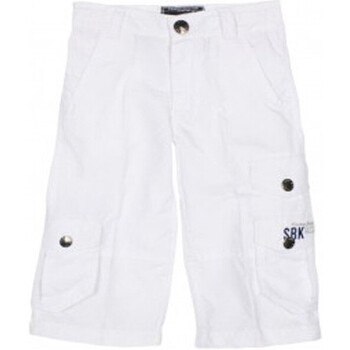 Textil Rapaz Shorts / Bermudas Srk Bermuda garçon ECOFIB Branco