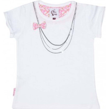 Miss Girly T-shirt manches courtes fille FABETTY Branco