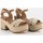 Sapatos Mulher Sandálias Keslem Sandalias  en color taupe para Bege