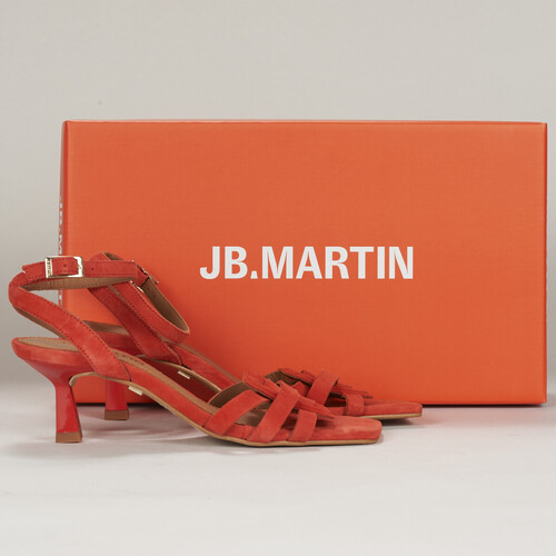 Sapatos Mulher Sandálias JB Martin MANON Veludo / Vermelho
