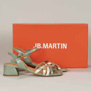 Sapatos Mulher Sandálias JB Martin VICTORIA Vintage / Giz / Dourado