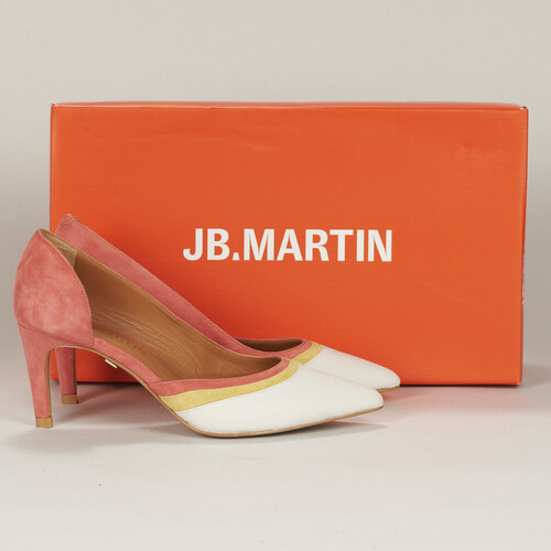 Sapatos Mulher Escarpim JB Martin ETNA Veludo / Rosa / Amarelo / Giz