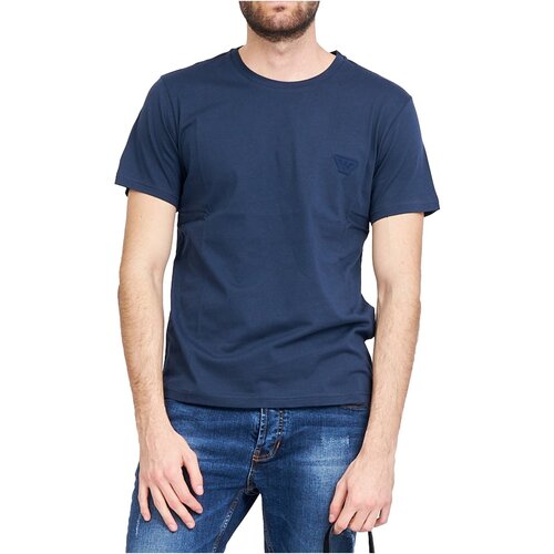 Textil Homem T-Shirt mangas curtas Emporio Armani 211818 3R463 Azul