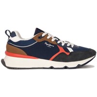 Sapatos Homem Sapatilhas Pepe jeans Navy Britt Pro 22 M Marinho