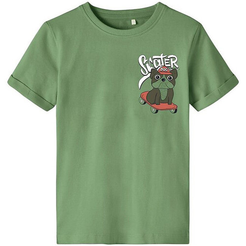 Textil Rapaz T-shirts e Pólos Name it  Verde
