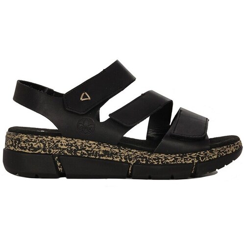 Sapatos Mulher Sandálias Rieker V230100BL Preto