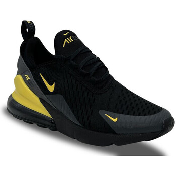 shoes Rapaz Sapatilhas Nike Air Max 270 Junior Black Yellow Strike Preto