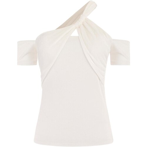 Textil Mulher T-shirts e Pólos Guess W3GP12 KBEM0 Branco