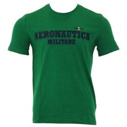 Textil Homem T-Shirt mangas curtas Aeronautica Militare TS2077J53839285 Verde