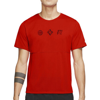 Textil Homem T-shirts e Pólos Nike que  Vermelho