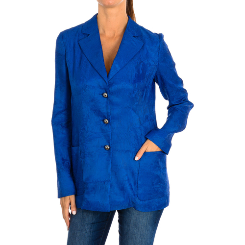 Textil Mulher Casacos/Blazers Emporio Armani V2G12TV2007-724 Azul