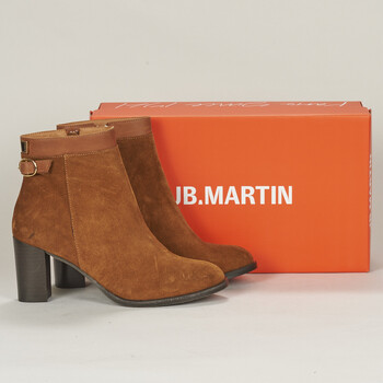 Sapatos Mulher Botins JB Martin LOVE Veludo / Camel