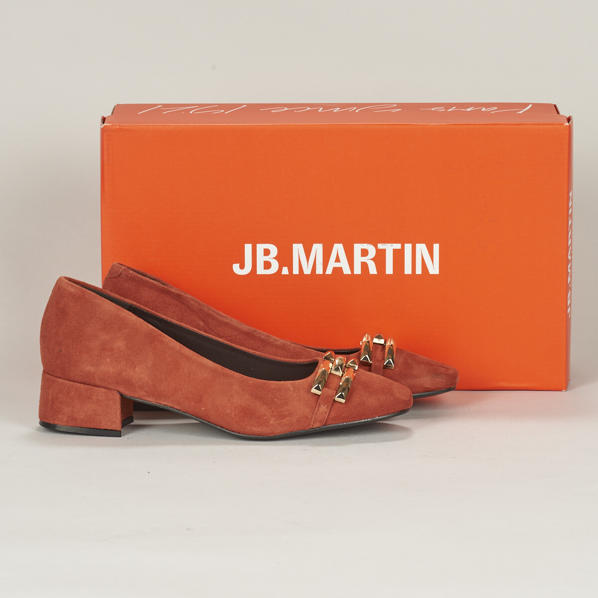 Sapatos Mulher Escarpim JB Martin VACILLE Veludo / Gengibre