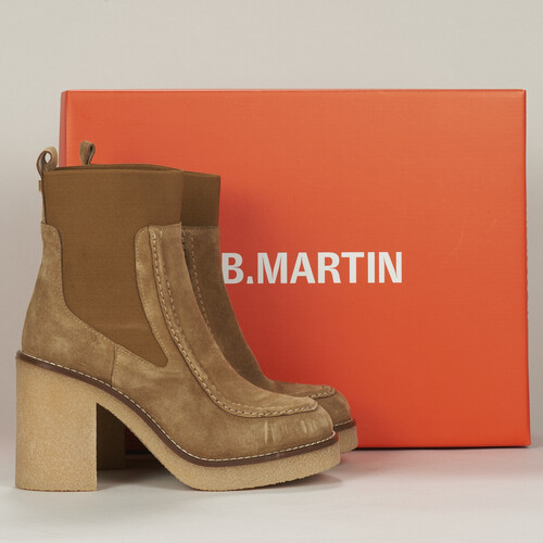 Sapatos Mulher Botins JB Martin BRITANIE Veludo / Moca