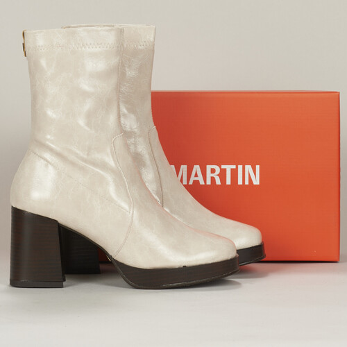 Sapatos Mulher Botins JB Martin VIOLETA Vintage / Bege