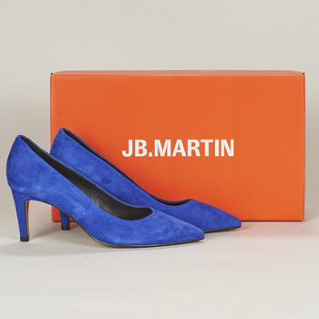 Sapatos Mulher Escarpim JB Martin ELSA Veludo / Azul
