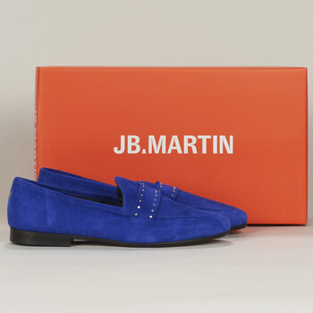 Sapatos Mulher Mocassins JB Martin FRANCHE ROCK Veludo / Azul