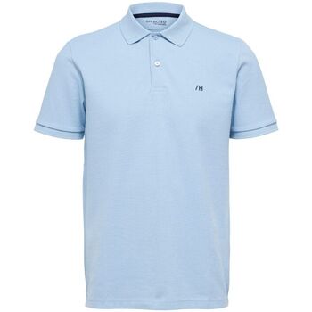 Textil Homem T-shirts e Pólos Selected 16087839 DANTE-SKYWAY Azul