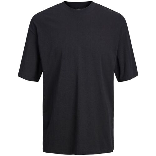 Textil Homem T-shirts e Pólos Jack & Jones 12234745 TIMO-BLACK Preto
