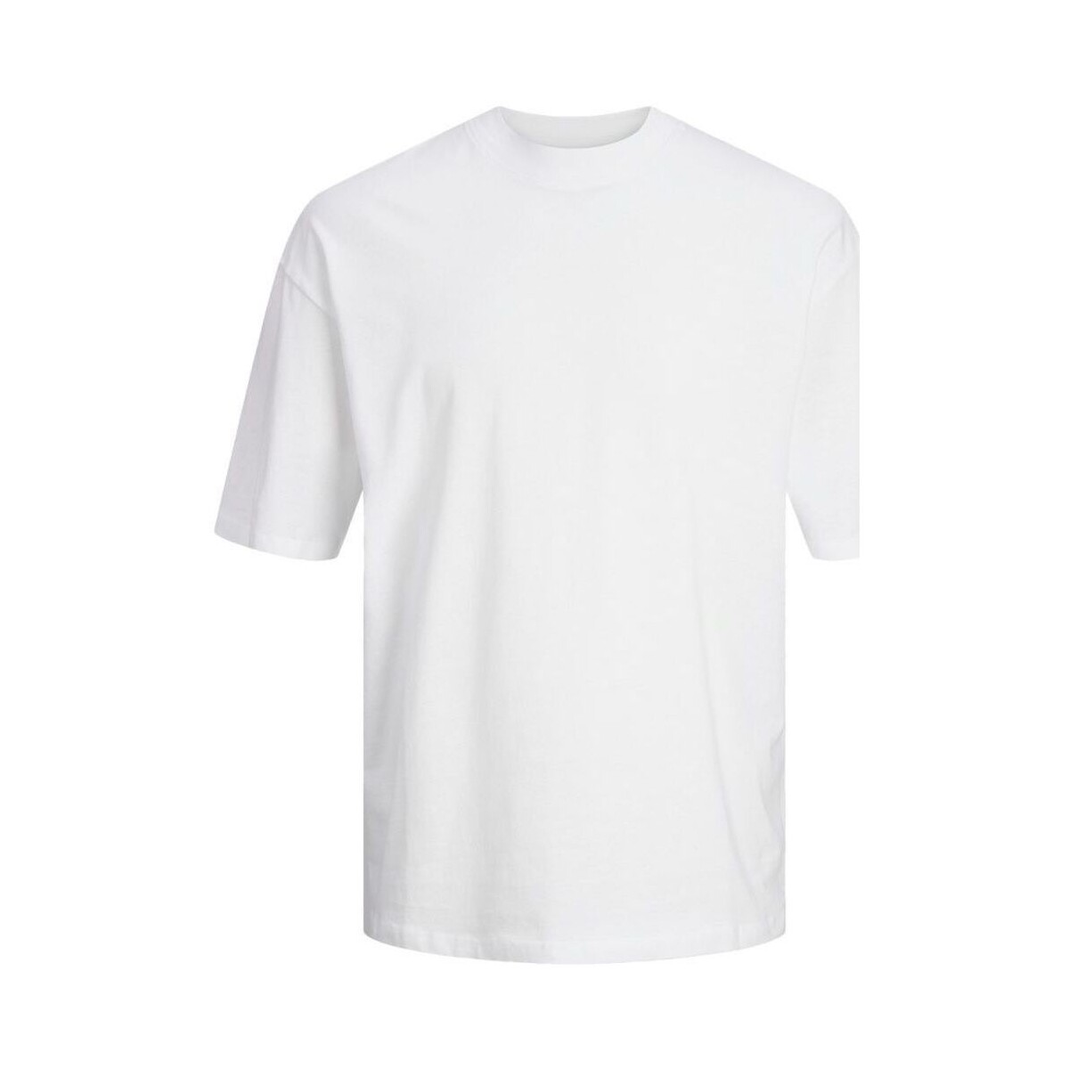 Textil Homem T-shirts e Pólos Jack & Jones 12234745 TIMO-WHITE Branco