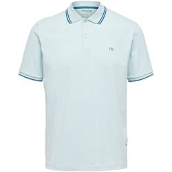 Textil Homem T-shirts e Pólos Selected 16087840 DANTE SPORT-HARBOR GRAY Azul