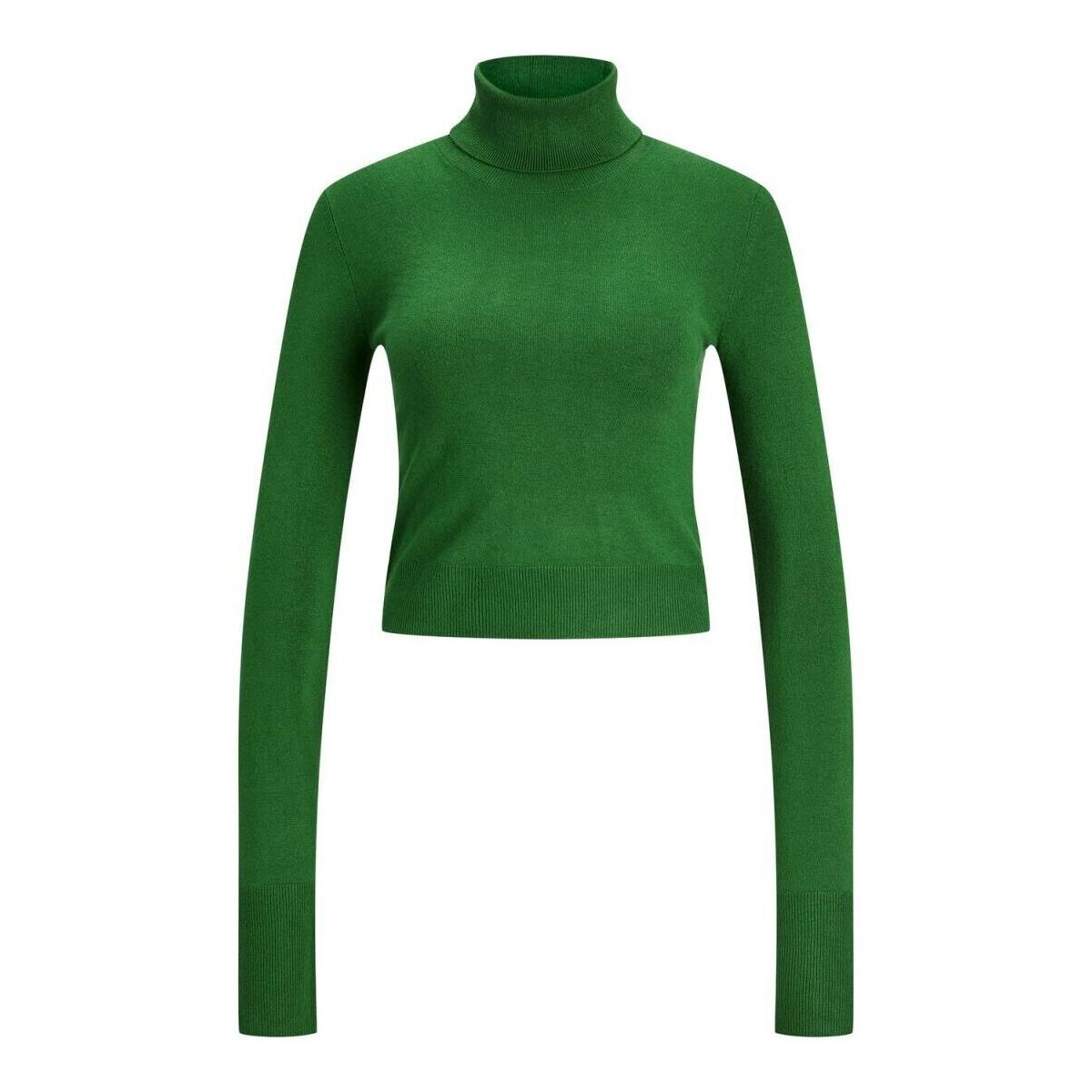 Textil Mulher camisolas Jjxx 12236219 CROPPED ROLL-FORMAL GARDEN Verde