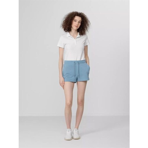 4F SS23TSHOF175DENIM Azul