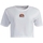 TeVest Mulher T-shirts e Pólos Ellesse ANN CROPPED T-SHIRT Branco
