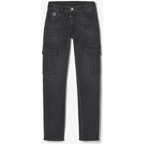 Textil Rapaz Calças de ganga Le Temps des Cerises Jeans regular 800/16, comprimento 34 Preto