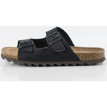 Sapatos Homem Chinelos Interbios Sandalias  en color negro para Preto