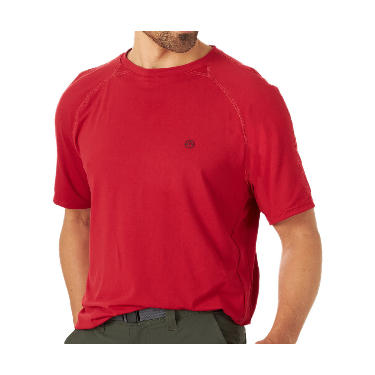 Textil Homem T-shirts e Pólos Wrangler  Vermelho