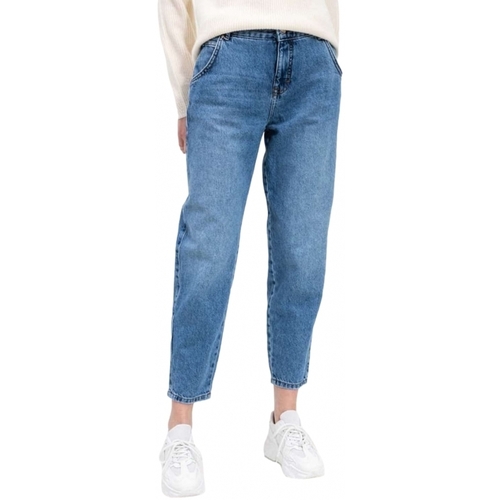 Textil Mulher Calças Jeans VLTN-print Only Mauvefärgade leggings med motiv Blue Denim Azul