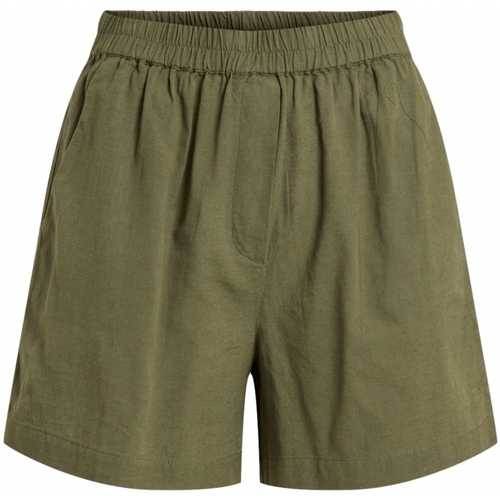 Textil Mulher Shorts / Bermudas Vila Calções Chellie - Four Leaf Clover Verde