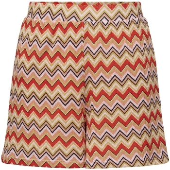 Textil Mulher Shorts / Bermudas Only Calções Boho - Zigzag Multicolor
