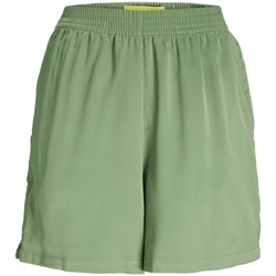 Textil Mulher gray Shorts / Bermudas Jjxx Calções Amy Satin - Loden Frost Verde