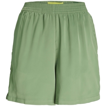 Textil Mulher Shorts / Bermudas Jjxx Calças Chloe Regular Frost Verde