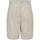 Textil Mulher Shorts / Bermudas Only Calções Caro HW Long - Silver Lining Bege