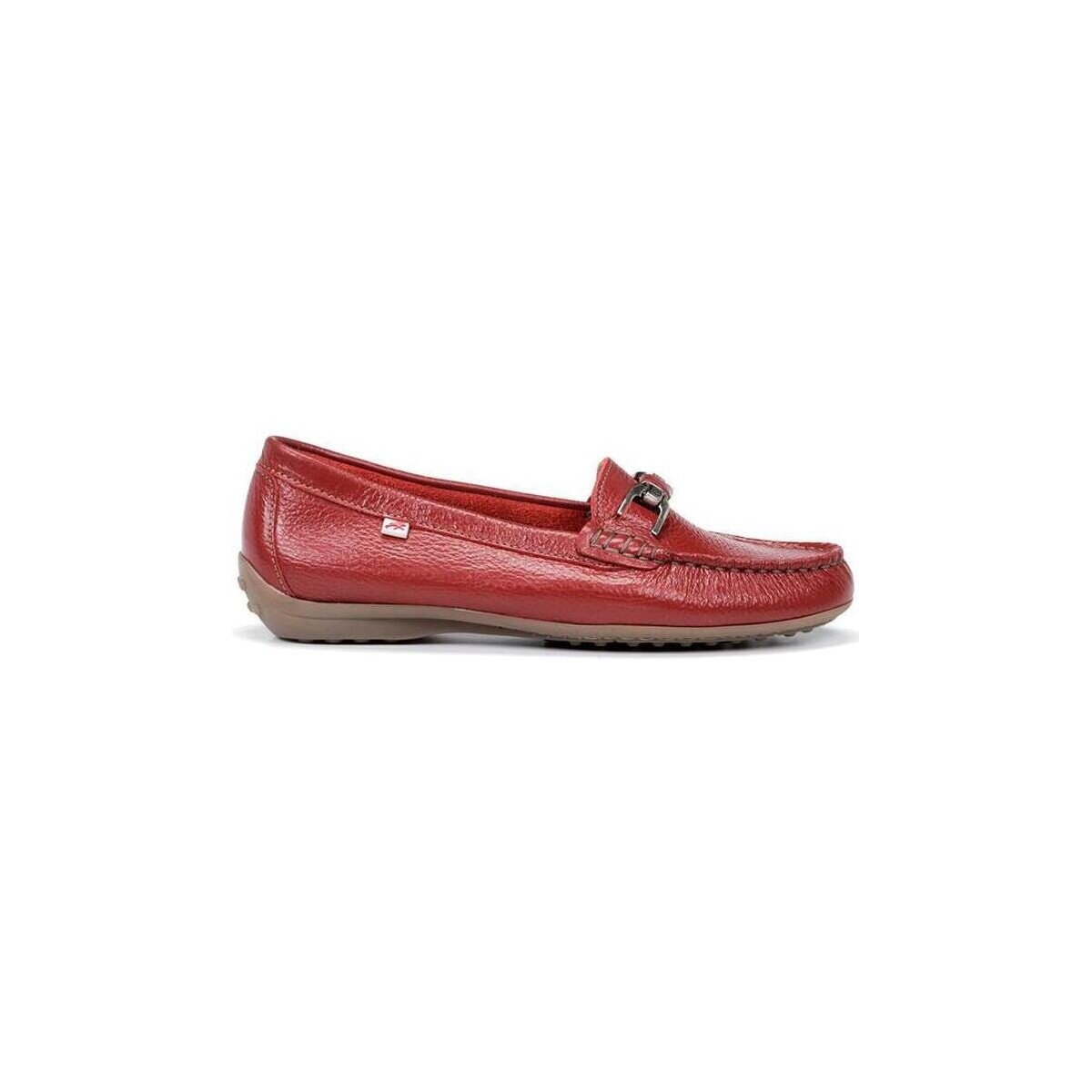Sapatos Mulher Mocassins Fluchos F0804 Vermelho